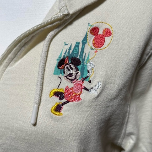 Disney Parks “Play in the Park” Zip-Up Hoodie – Women’s M Mickey Minnie Goofy - Picture 4 of 7